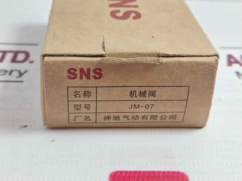 Sns Jm-07 Pneumatic Mechanical Valve For Roller Type 2 Position 3 Way