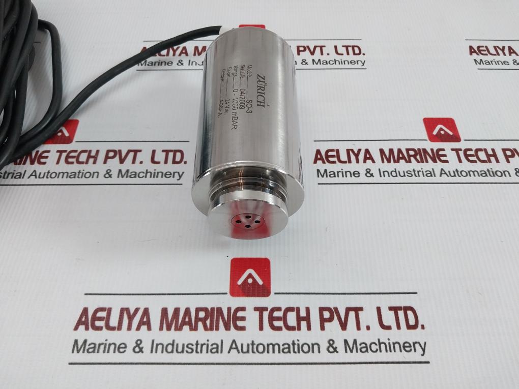 So-3 Pressure Transmitter With Ventilated Cable 0-1000Mbar 24Vdc 12.5M Zurich