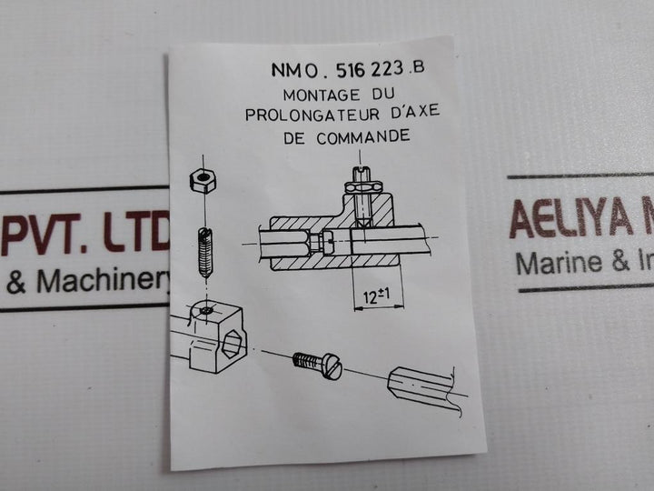 Socomec 2699 3003 Shaft For Handle Switch Disconnector Axe F Type A-6P7-200Mm
