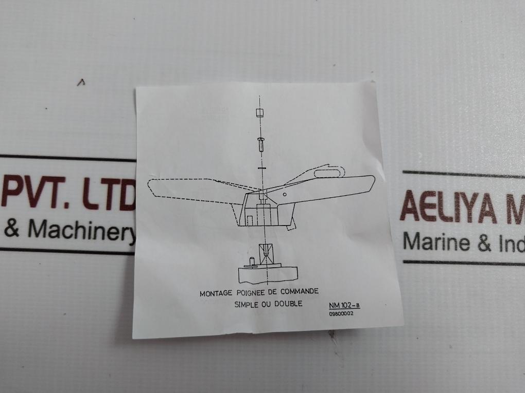 Socomec 2699 5012 Control Handle Assembly Nm 102-b 0193 09800002