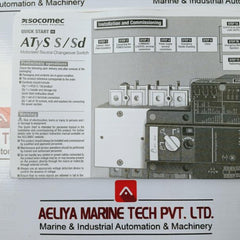 Socomec 95034010 Remotely Operated Transfer Switch 95034010sl 50/60hz