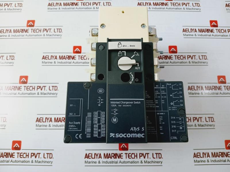 Socomec 95034010 Remotely Operated Transfer Switch 95034010sl 50/60hz