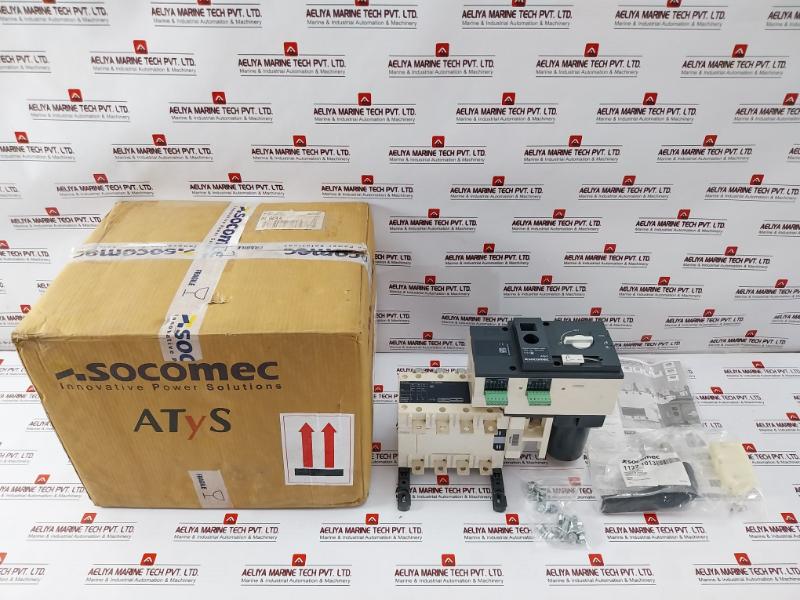 Socomec Atys R-4P-200A Motorised Changeover Switch 95234020Sl 2A/24V