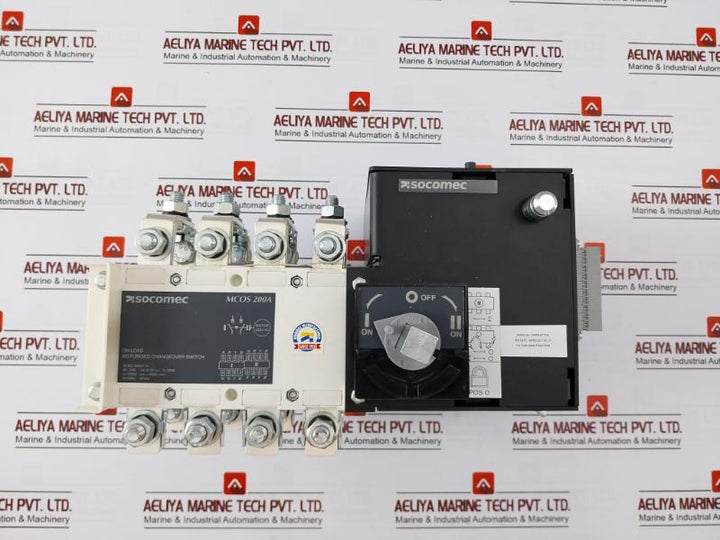 Socomec Mcos-4P-200A Pole Bypass Changeover Switch 125A-1600A 230Vac