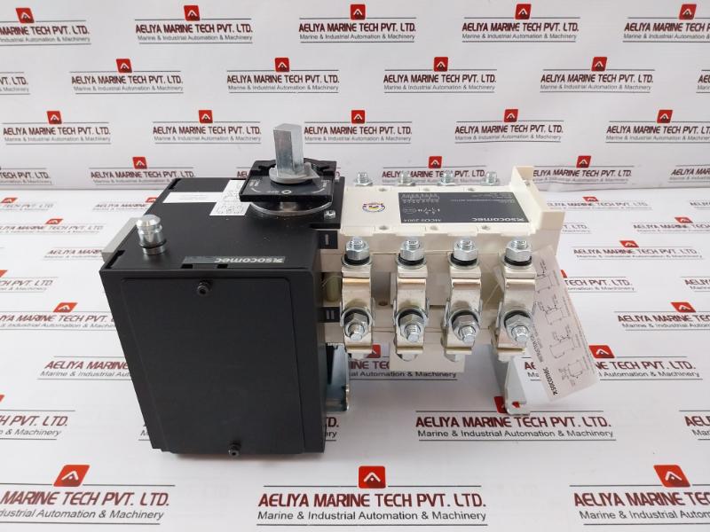 Socomec Mcos-4P-200A Pole Bypass Changeover Switch 125A-1600A 230Vac