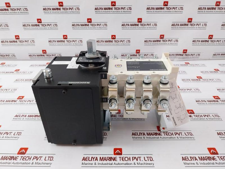 Socomec Mcos-4P-200A Pole Bypass Changeover Switch 125A-1600A 230Vac