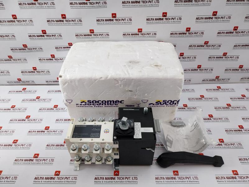 Socomec Mcos-4P-200A Pole Bypass Changeover Switch 125A-1600A 230Vac