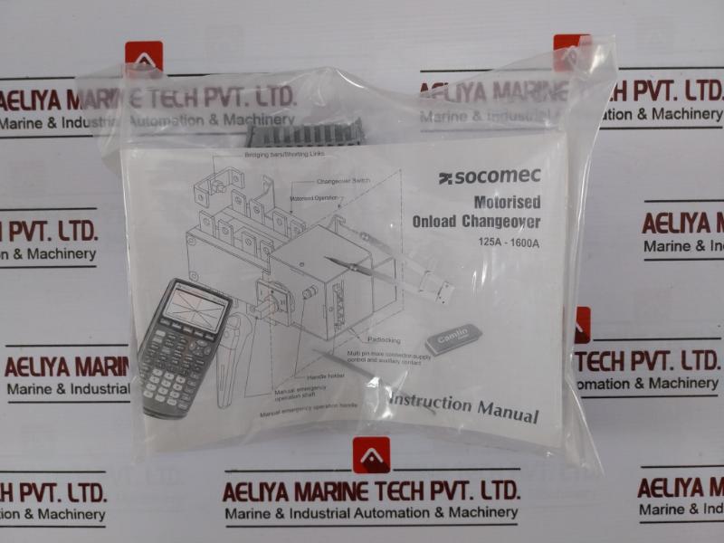 Socomec Mcos-4P-200A Pole Bypass Changeover Switch 125A-1600A 230Vac