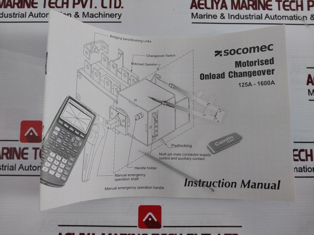 Socomec Mcos 125A Remotely Operated Transfer Switch Motor 230V Ac