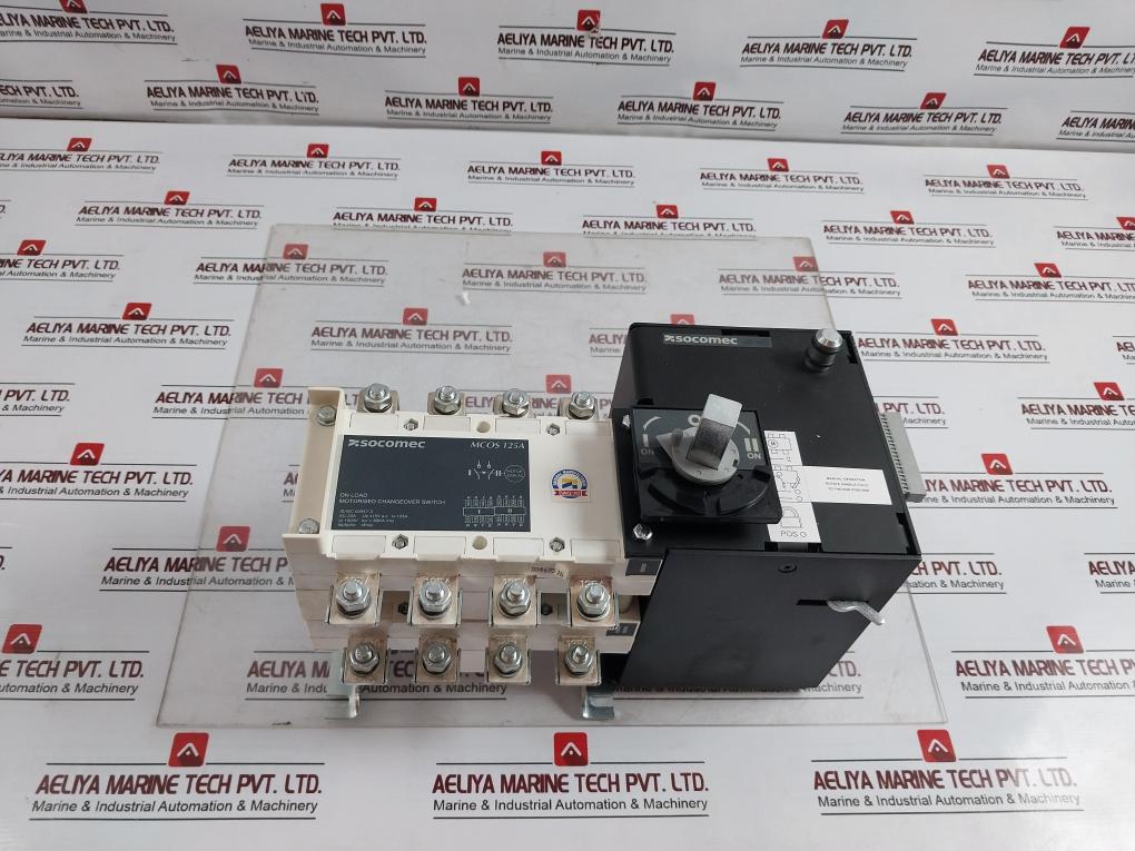 Socomec Mcos 125A Remotely Operated Transfer Switch Motor 230V Ac