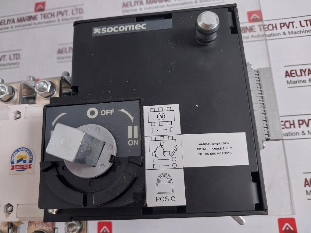 Socomec Mcos 125A Remotely Operated Transfer Switch Motor 230V Ac