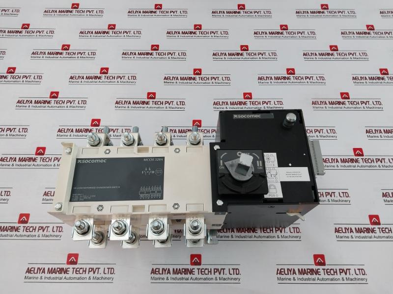 Socomec Mcos 320A Motorized Changeover Switch (Bcs) 4-pole 415V 80Ka