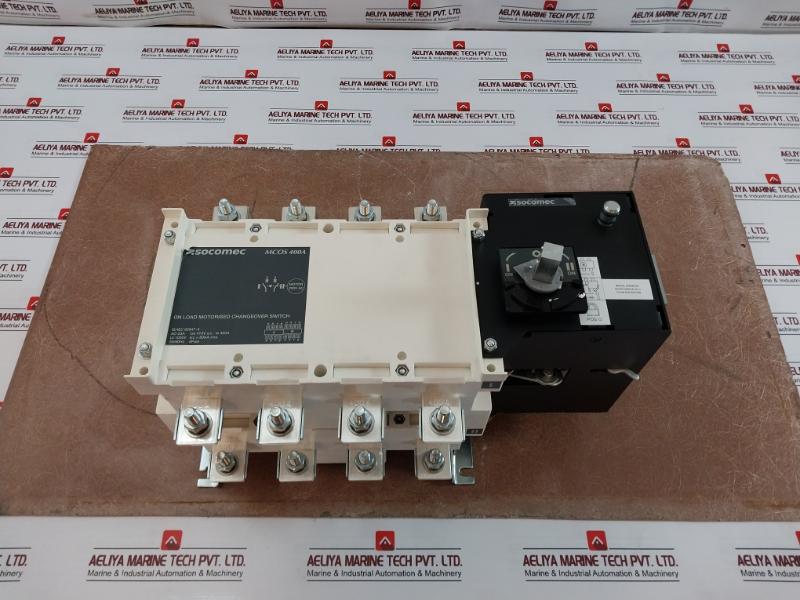 Socomec Mcos 400A Bypass Changeover Switch Ac-23A Gmc04004Poi 50/60Hz 4 Pole