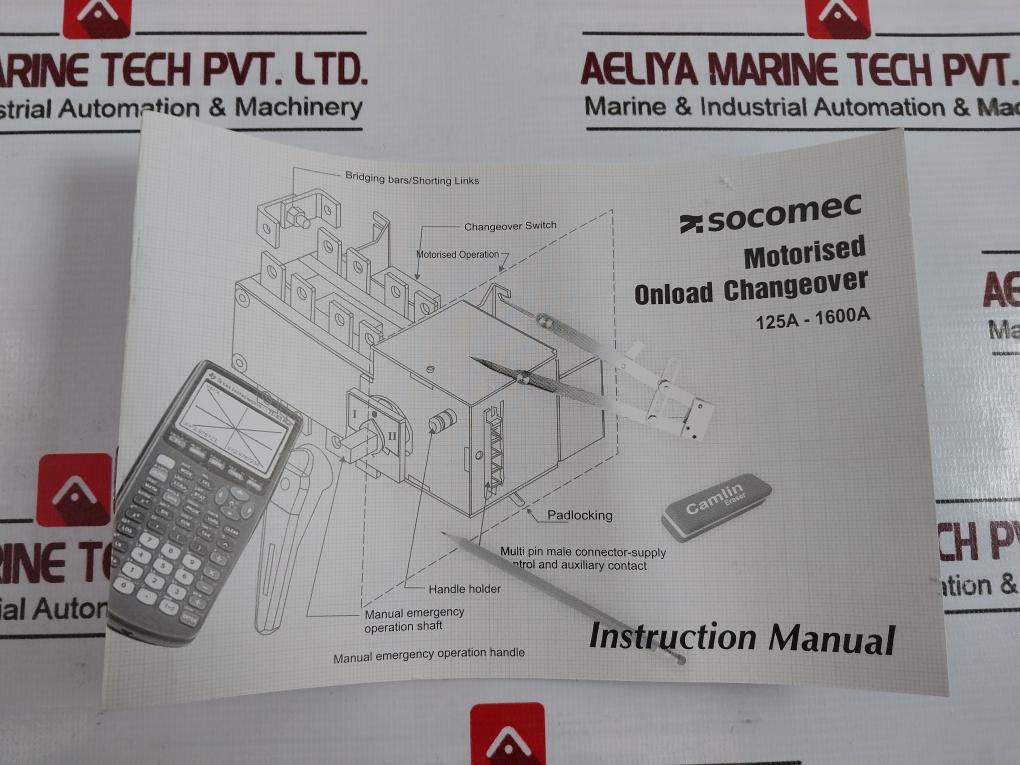 Socomec Mcos 400A 4 Pole Bypass Changeover Switch, 63A-3150A