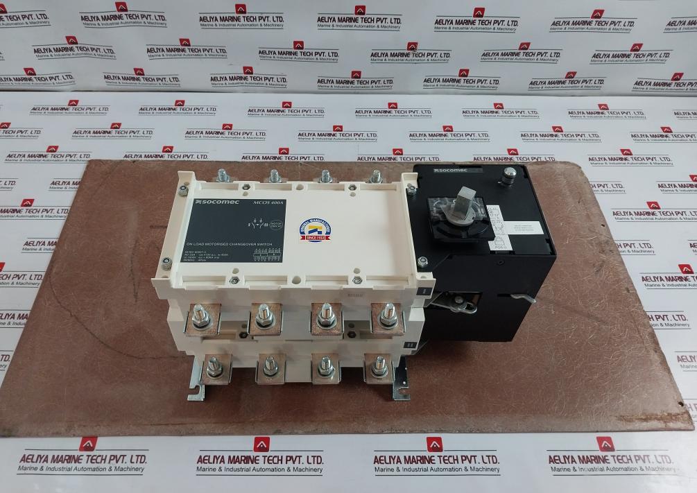 Socomec Mcos 400A 4 Pole Bypass Changeover Switch, 63A-3150A