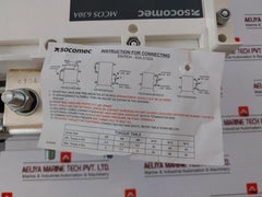 Socomec Mcos 630A 4-pole On Load Motorised Changeover Switch, Gmc06304Poi