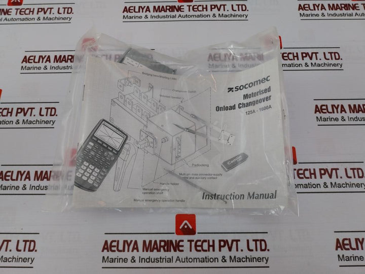 Socomec Mcos 630A 4-pole On Load Motorised Changeover Switch, Gmc06304Poi