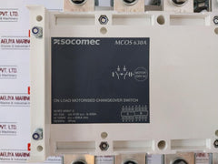 Socomec Mcos 630A 4-pole On Load Motorised Changeover Switch, Gmc06304Poi