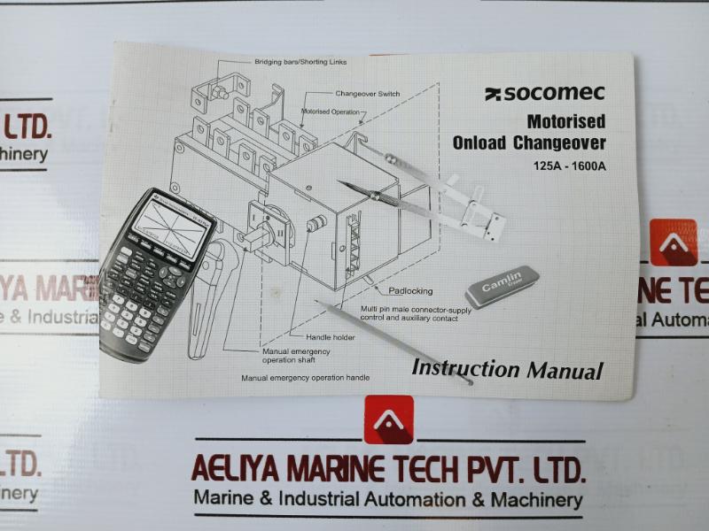 Socomec Mcos 630A On Load Motorised Changeover Switch 63A-3150A