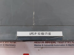 Socomec NRT2-U7000 Output 5400W Single Phase Power Solution Rev: 09