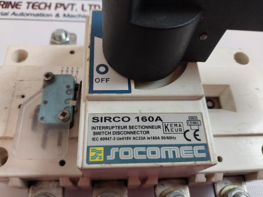 Socomec Sirco 160A Switch Disconnector 415V