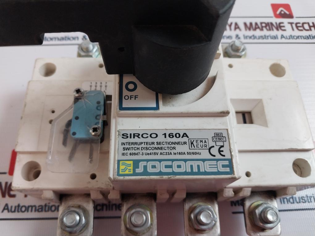 Socomec Sirco 160A Switch Disconnector 415V Iec 60947-3