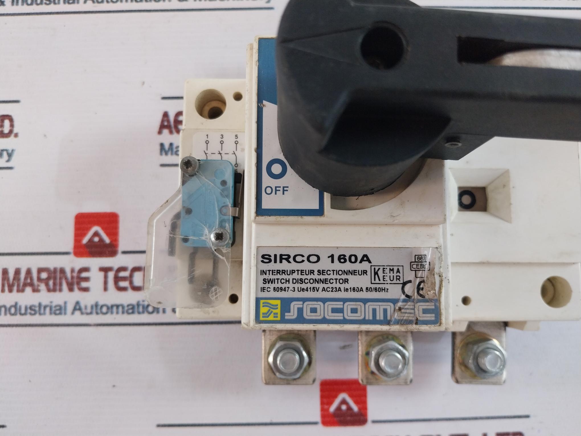 Socomec Sirco 160A Switch Disconnector 50/60Hz