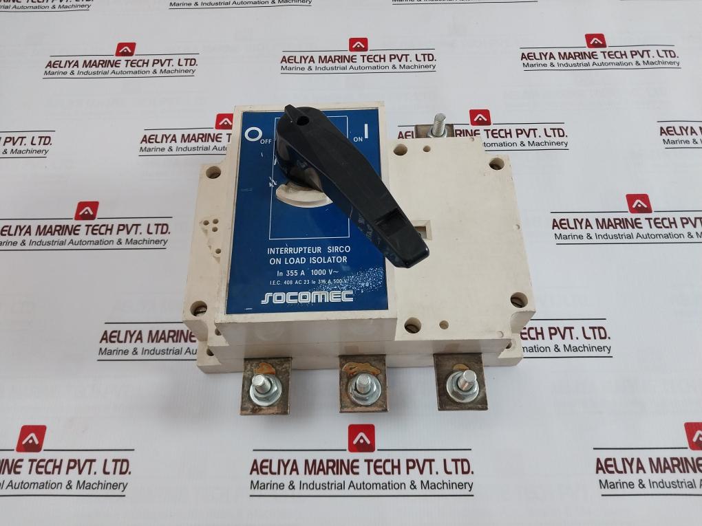 Socomec Sirco On Load Isolator 355A 1000V I.E.C. 408 Ac 23 Ie 315A 500V