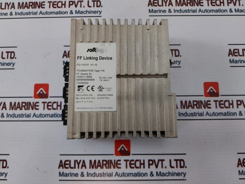 Softing Fg-110 Ff Linking Device Foundation Fieldbus 114