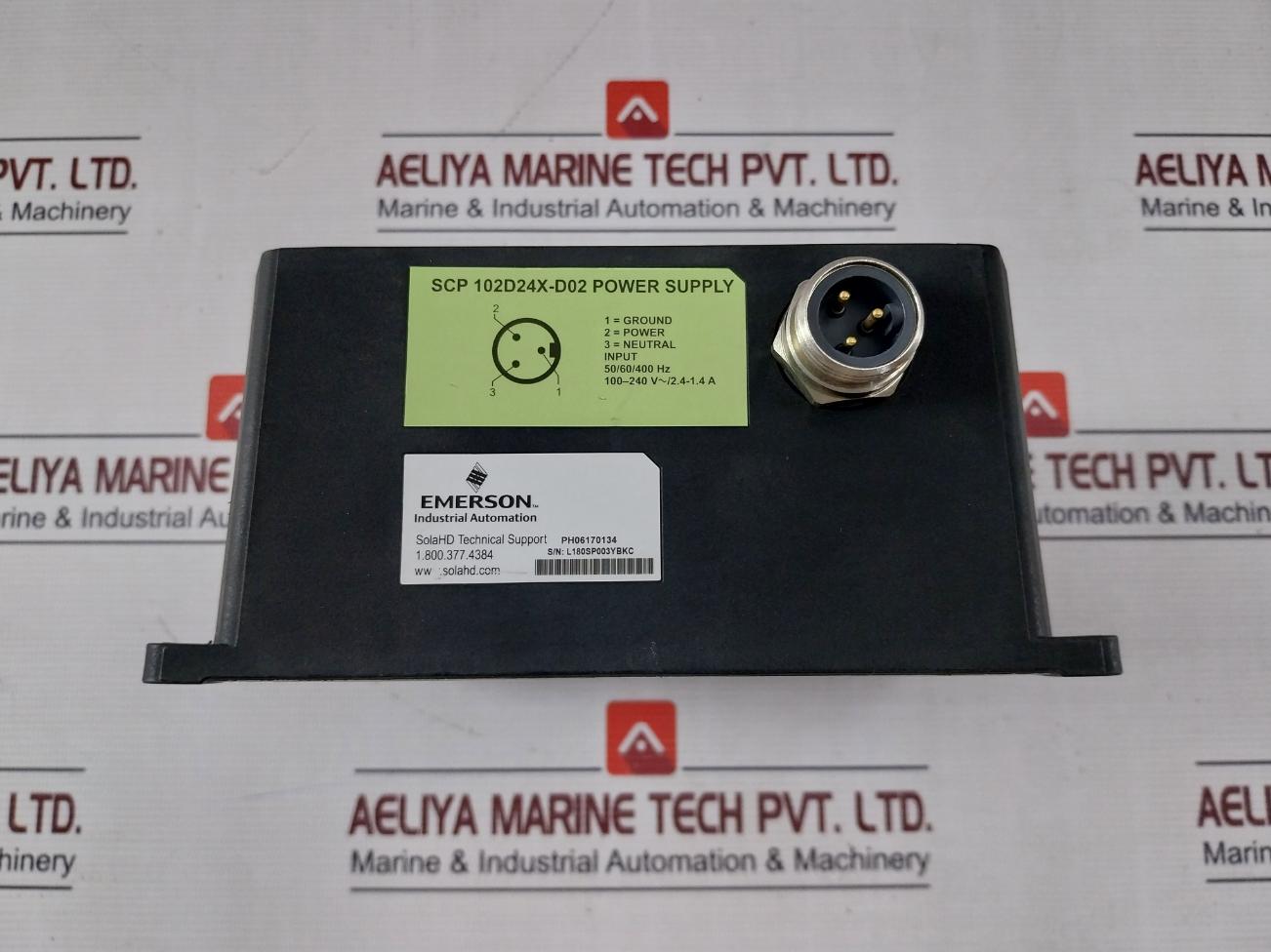 Sola Scp 102D24X-d02 Power Supply 24V/3.8A (X2) 50/60/400Hz 100-240V/2.4-1.4A