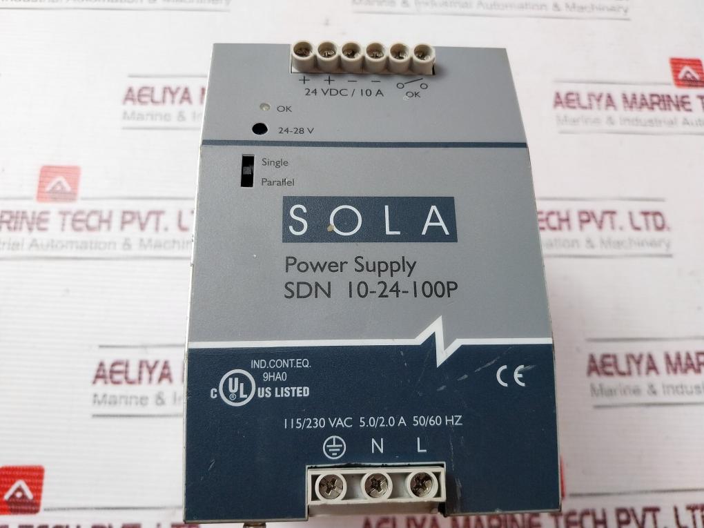 Sola Sdn 10-24-100P Power Supply 24Vdc/10A