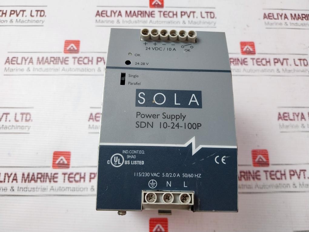 Sola Sdn 10-24-100P Power Supply 24Vdc/10A