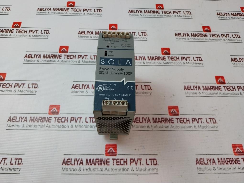 Sola Sdn 2.5-24-100P Power Supply 24Vdc/ 2.5A