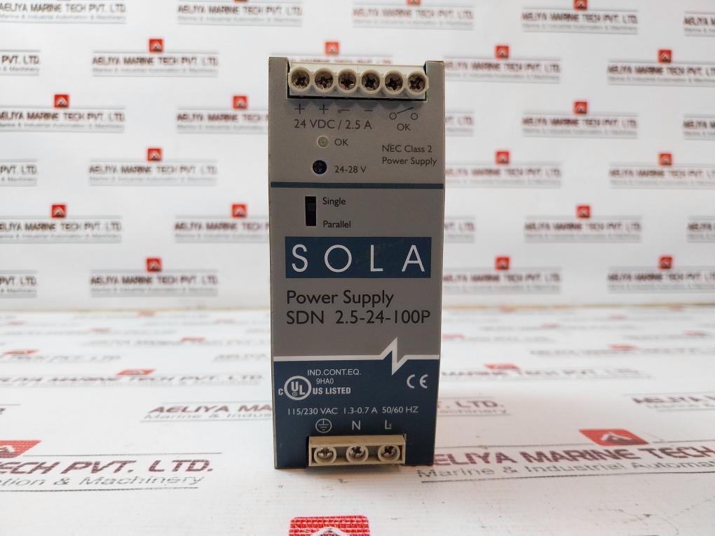 Sola Sdn 2.5-24-100P Power Supply 24Vdc/ 2.5A