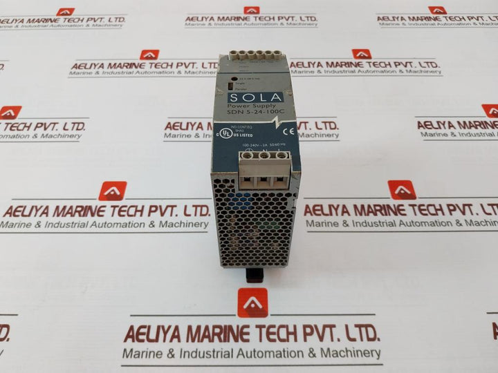 Sola Sdn 5-24-100C Din Rail Power Supply 24Vdc/5A -25C Ta 60C