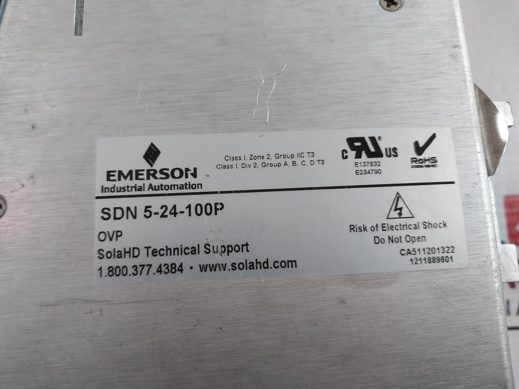 Solahd Sdn 5-24-100P Power Supply