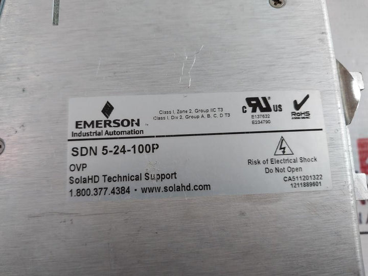 Solahd Sdn 5-24-100P Power Supply