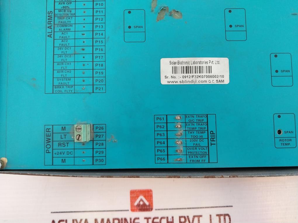 Solar Biotronic Laboratories Display Console 24V DC
