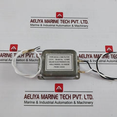 Solar Electronics 8316-1 Emi Filter 115V 50-60 Hz, 6 Amp, Fscm 13222