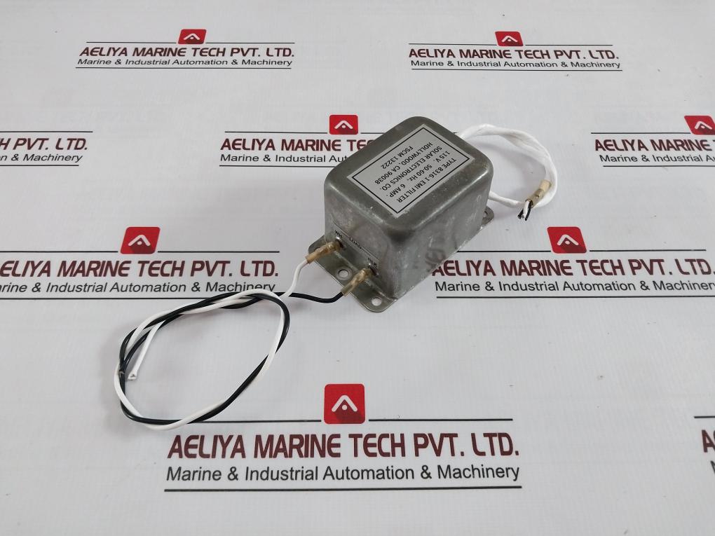 Solar Electronics 8316-1 Emi Filter 115V 50-60 Hz, 6 Amp, Fscm 13222