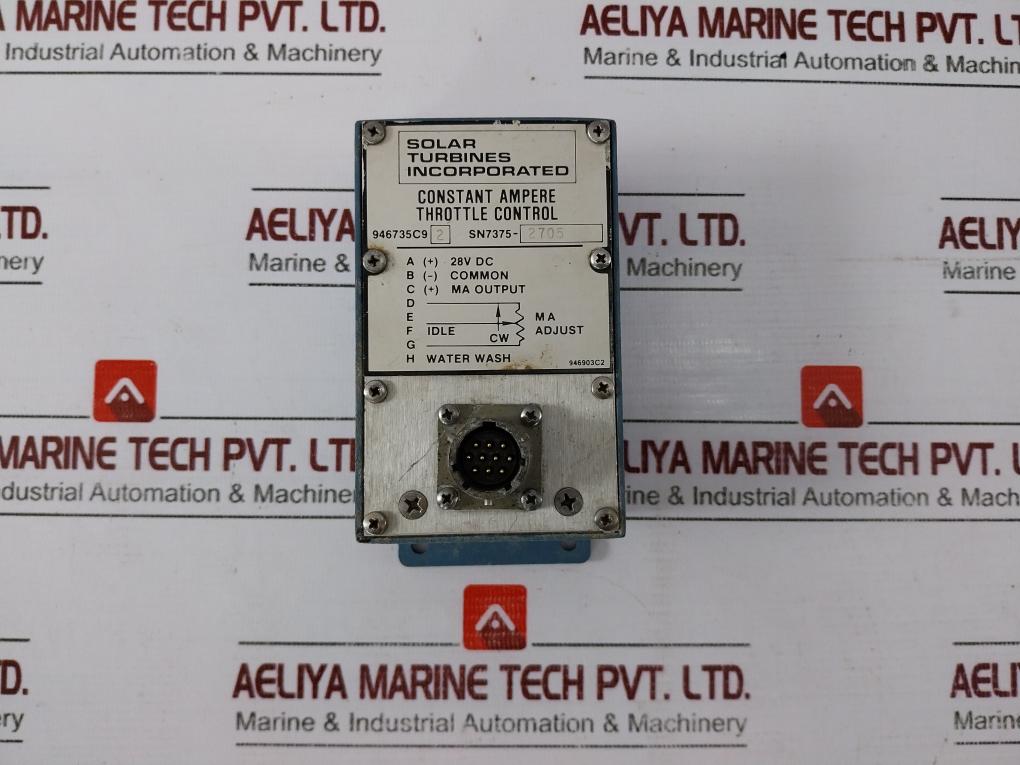 Solar Turbines 946735C92 Constant Ampere Throttle Control 28V Dc