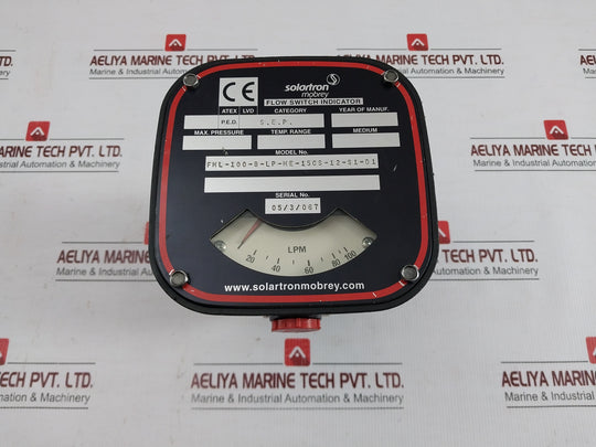 Solartron Mobrey Fml-100-b-lp-me-15Cs-12-s1-d1 Flow Switch Indicator