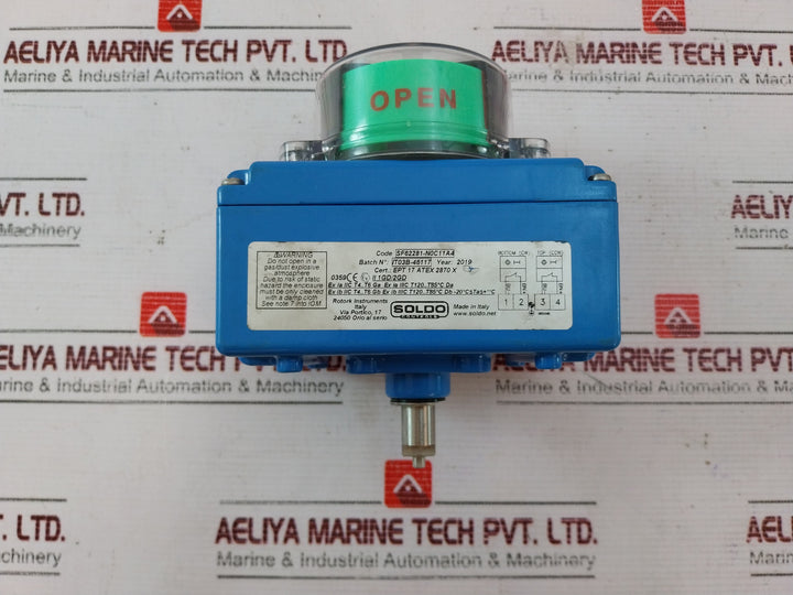 Soldo Controls Sf62281-n0C11A4 Limit Switch Ip66/67