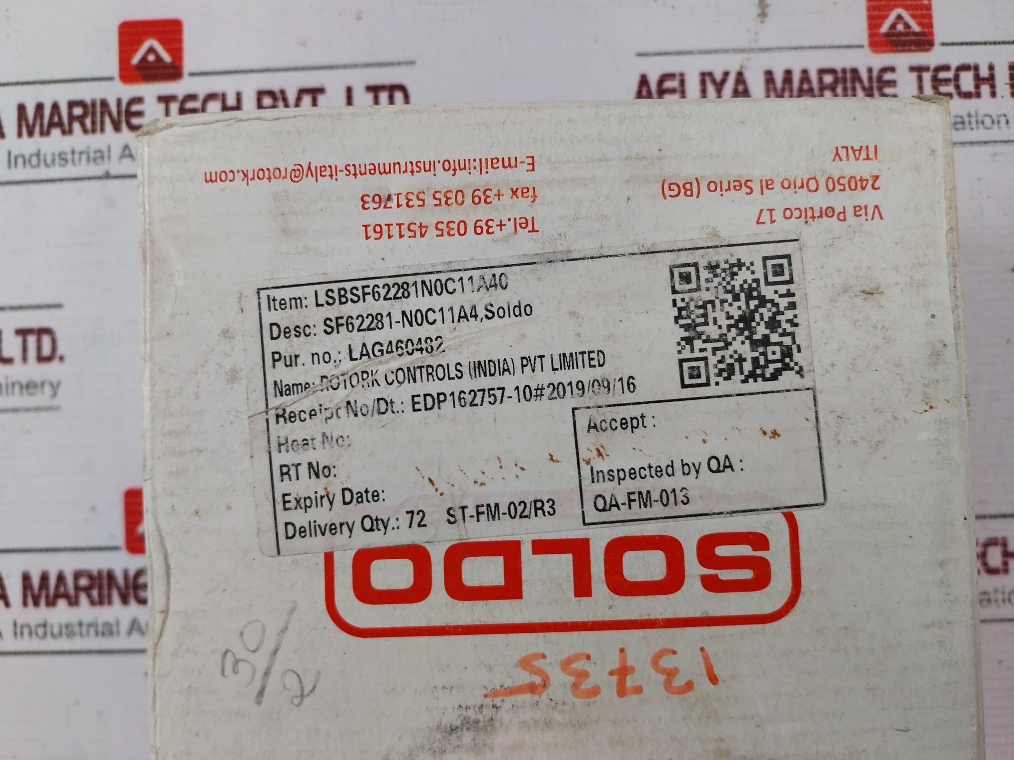 Soldo Controls Sf62281-n0C11A4 Limit Switch Ip66/67