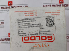 Soldo Controls Sf62281-n0C11A4 Limit Switch Ip66/67