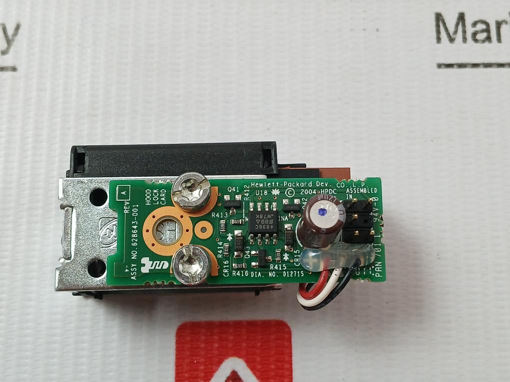 Solenoid-Hood-Lock-Card-Rev-A-Hp-628643-001-209042-8