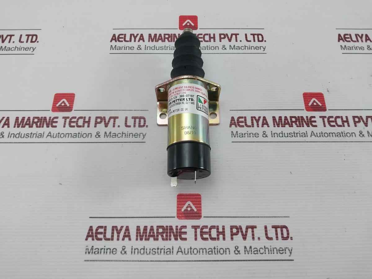 Solenoid 12V Fuel Stop Brand Lister Petter 366-07197