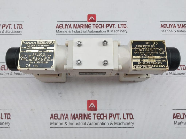 Solenoid Actuator 1481-100 06927 Moog 18V 2A