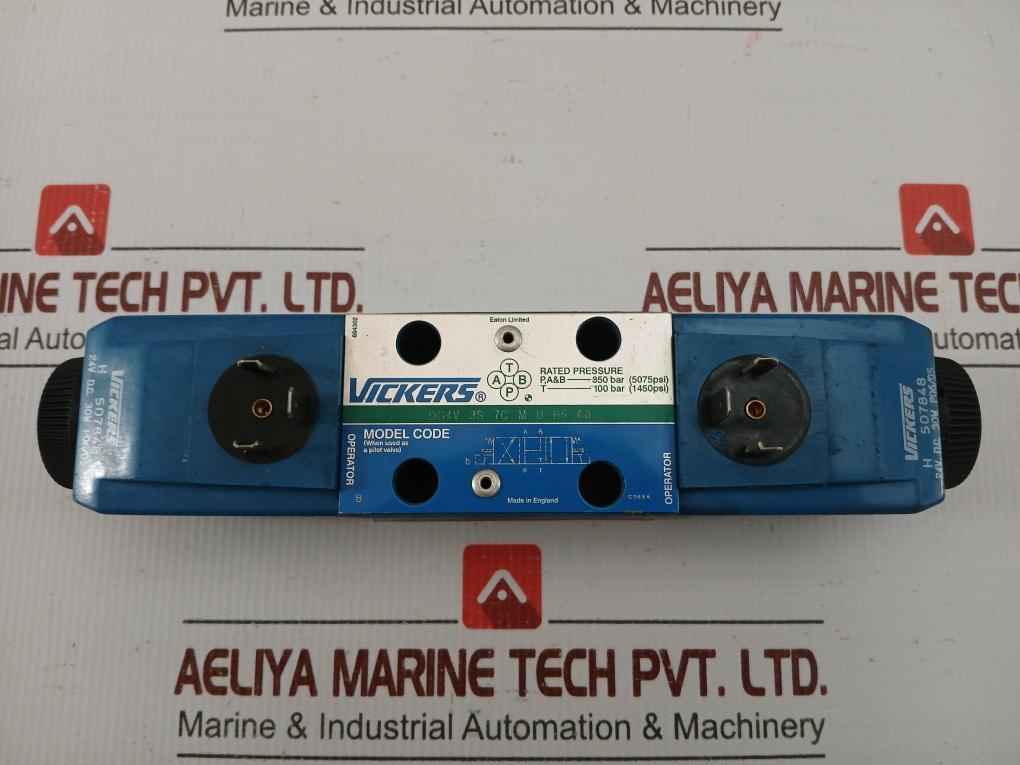 Solenoid Operated Directional Control Valve Dg4V 3S 7C M U H5 60 Vickers 24V Dc