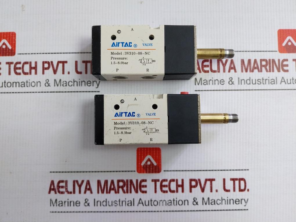 Solenoid Valve 1.5-8.0Bar Part No 3V310-08-nc Airtac